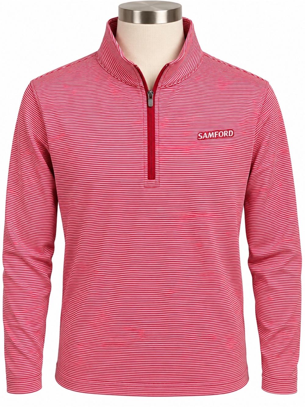 Peter Millar Samford 1/4 Zip Pullover Red White Stripe Men’s 3XL NWT